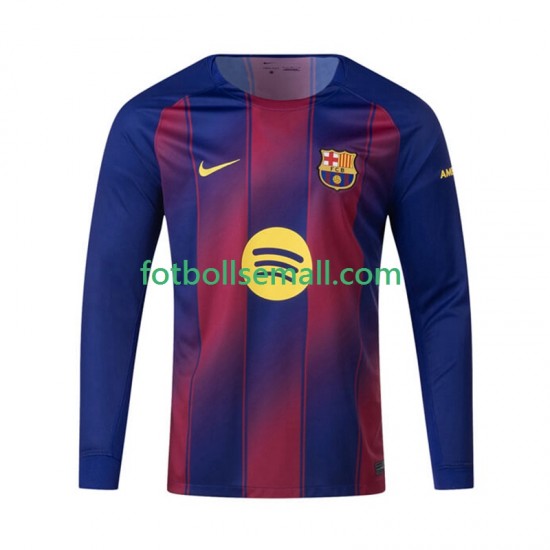 Matchtröjor FC Barcelona 2025-2026 Långärmad till Herr (1:a ställ)