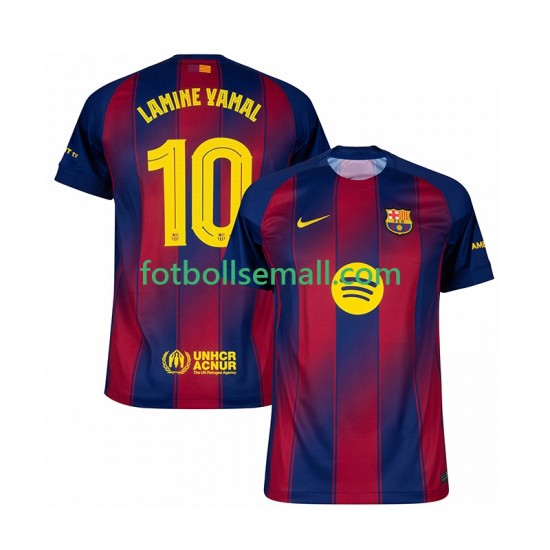 Matchtröjor FC Barcelona Lamine Yamal 10 Champions League 2025-2026 Kortärmad till Herr (1:a ställ)