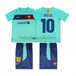 Matchtröjor FC Barcelona Lionel Messi 10 Retro 2010 2011 Kortärmad till Barn (2:a ställ)