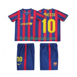 Matchtröjor FC Barcelona Lionel Messi 10 Retro 2009 2010 Kortärmad till Barn (1:a ställ)