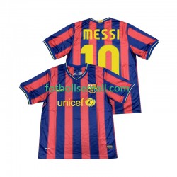 Matchtröjor FC Barcelona Lionel Messi 10 Retro 2009 2010 Kortärmad till Herr (1:a ställ)