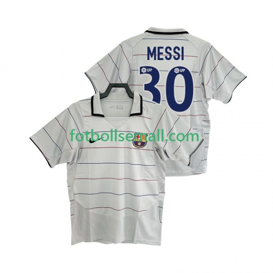Matchtröjor FC Barcelona Lionel Messi 30 Retro 2003 2004 Kortärmad till Herr (2:a ställ)