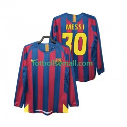 Matchtröjor FC Barcelona Lionel Messi 30 Retro 2005 2006 Långärmad till Herr (1:a ställ)