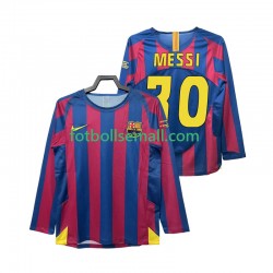 Matchtröjor FC Barcelona Lionel Messi 30 Retro Champions League 2005 2006 Långärmad till Herr (1:a ställ)