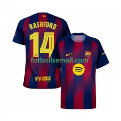 Matchtröjor FC Barcelona Marcus Rashford 14 Champions League 2025-2026 Kortärmad till Herr (1:a ställ)