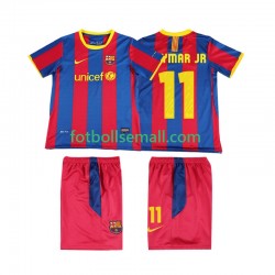 Matchtröjor FC Barcelona Neymar JR 11 Retro 2010 2011 Kortärmad till Barn (1:a ställ)