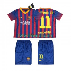 Matchtröjor FC Barcelona Neymar JR 11 Retro 2013 2014 Kortärmad till Barn (1:a ställ)