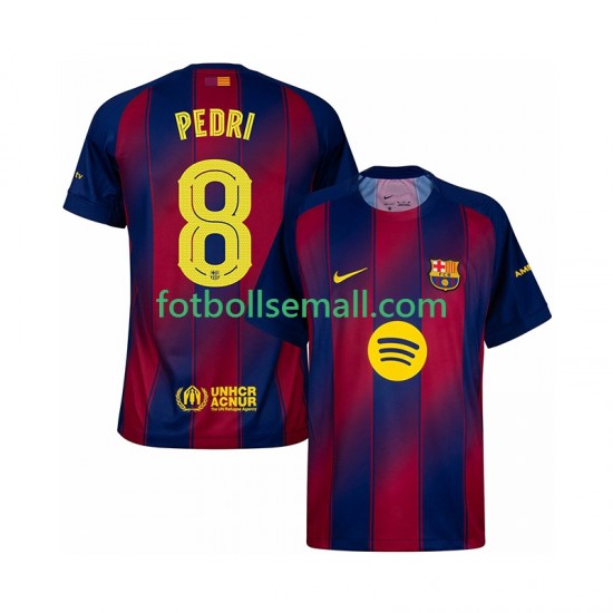 Matchtröjor FC Barcelona Pedri 8 Champions League 2025-2026 Kortärmad till Herr (1:a ställ)