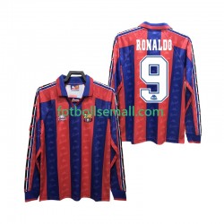 Matchtröjor FC Barcelona RONALDO 9 Retro 1996 1997 Långärmad till Herr (1:a ställ)