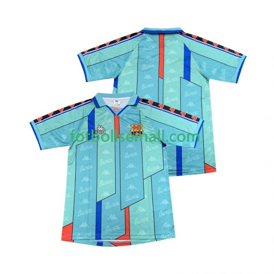 Matchtröjor FC Barcelona Retro 1996 1997 Kortärmad till Herr (2:a ställ)
