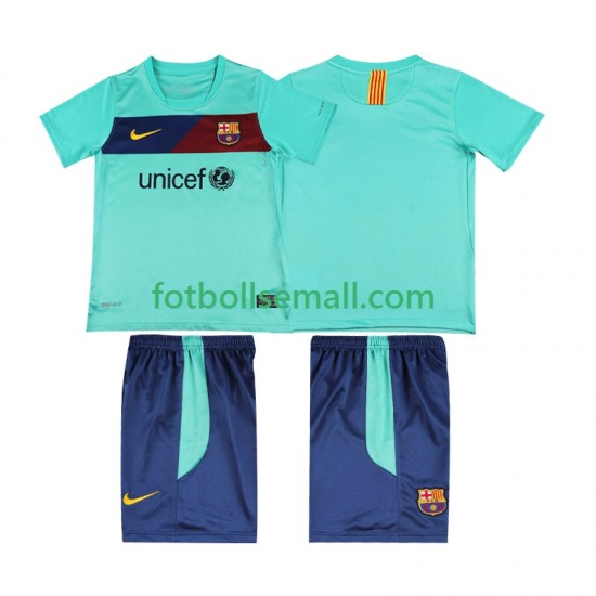 Matchtröjor FC Barcelona Retro 2010 2011 Kortärmad till Barn (2:a ställ)