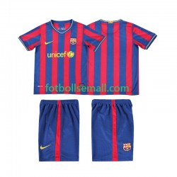 Matchtröjor FC Barcelona Retro 2009 2010 Kortärmad till Barn (1:a ställ)