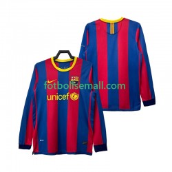 Matchtröjor FC Barcelona Retro 2010 2011 Långärmad till Herr (1:a ställ)