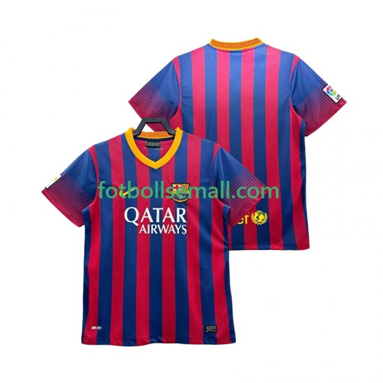 Matchtröjor FC Barcelona Retro 2013 2014 Kortärmad till Herr (1:a ställ)