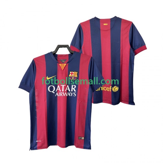 Matchtröjor FC Barcelona Retro 2014 2015 Kortärmad till Herr (1:a ställ)