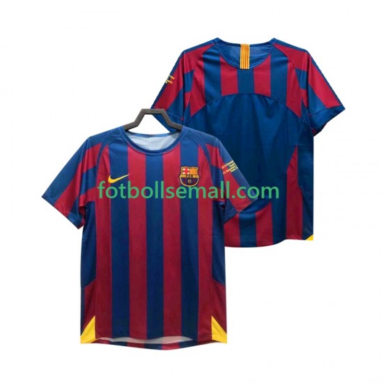 Matchtröjor FC Barcelona Retro Champions League 2005 2006 Kortärmad till Herr (1:a ställ)