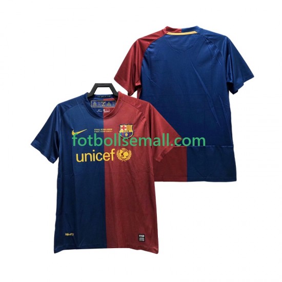 Matchtröjor FC Barcelona Retro Champions League 2008 2009 Kortärmad till Herr (1:a ställ)