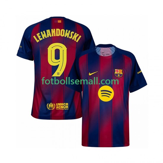 Matchtröjor FC Barcelona Robert Lewandowski 9 Champions League 2025-2026 Kortärmad till Herr (1:a ställ)
