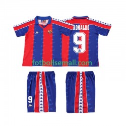 Matchtröjor FC Barcelona Ronaldo 9 Retro 1992 1995 Kortärmad till Barn (1:a ställ)