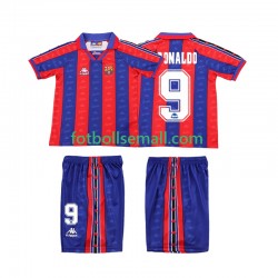 Matchtröjor FC Barcelona Ronaldo Retro 1996 1997 Kortärmad till Barn (1:a ställ)