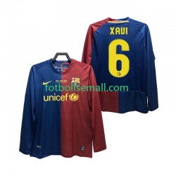 Matchtröjor FC Barcelona XAVI 6 Retro Champions League 2008 2009 Långärmad till Herr (1:a ställ)