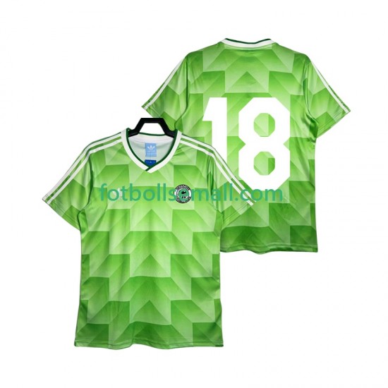 Matchtröjor Tyskland 18 Retro 1990 Kortärmad till Herr (2:a ställ)