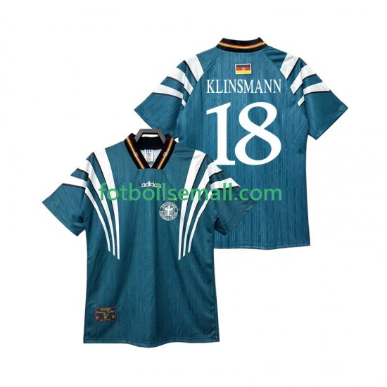 Matchtröjor Tyskland KLINSMANN 18 Retro 1996 Kortärmad till Herr (2:a ställ)