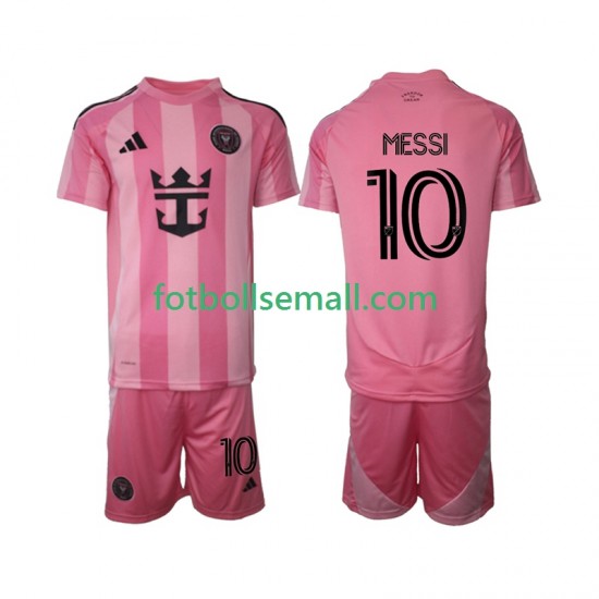 Matchtröjor Inter Miami Lionel Messi 10 2025 Kortärmad till Barn (1:a ställ)