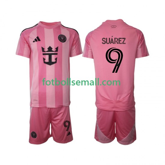 Matchtröjor Inter Miami Luis Suarez 9 2025 Kortärmad till Barn (1:a ställ)