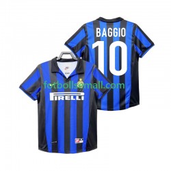 Matchtröjor Inter Milan BAGGIO 10 Retro 1998 1999 Kortärmad till Herr (1:a ställ)