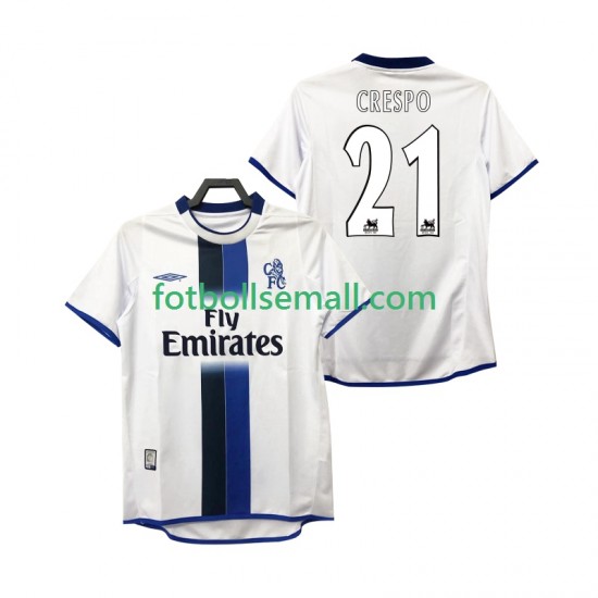 Matchtröjor Inter Milan CRESPO 21 Retro 2003 2004 Kortärmad till Herr (2:a ställ)
