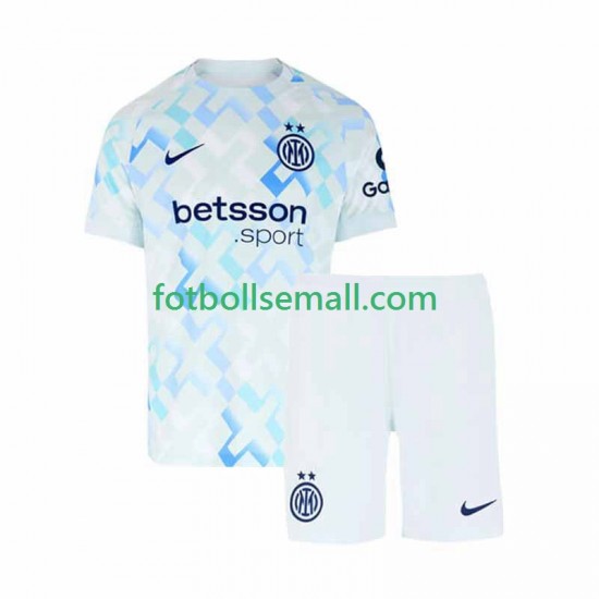Matchtröjor Inter Milan 2025-2026 Kortärmad till Barn (2:a ställ)