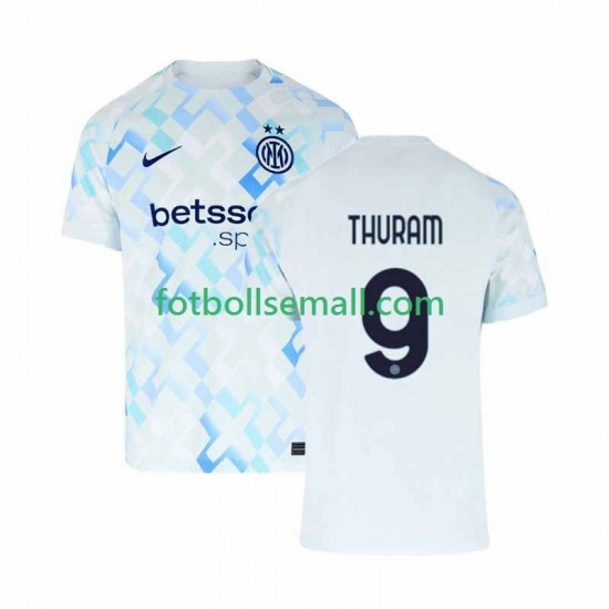 Matchtröjor Inter Milan Marcus Thuram 9 2025-2026 Kortärmad till Herr (2:a ställ)