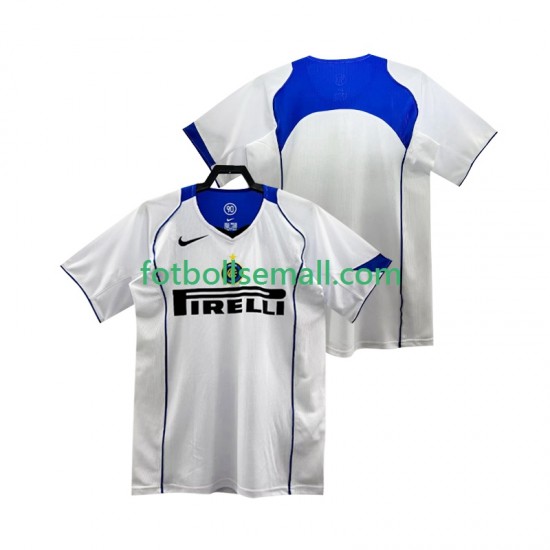 Matchtröjor Inter Milan Retro 2004 2005 Kortärmad till Herr (2:a ställ)