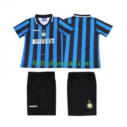 Matchtröjor Inter Milan Retro 1997 1998 Kortärmad till Barn (1:a ställ)