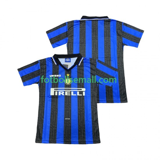 Matchtröjor Inter Milan Retro 1997 1998 Kortärmad till Herr (1:a ställ)