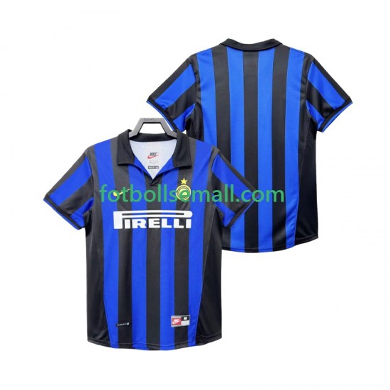 Matchtröjor Inter Milan Retro 1998 1999 Kortärmad till Herr (1:a ställ)