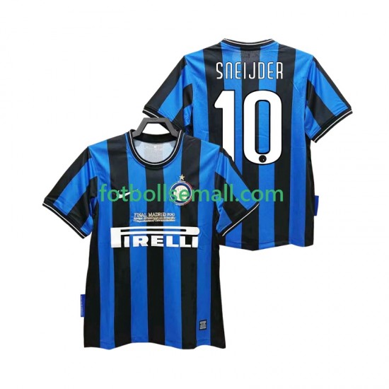 Matchtröjor Inter Milan SNEIJDER 10 Retro 2009 2010 Kortärmad till Herr (1:a ställ)
