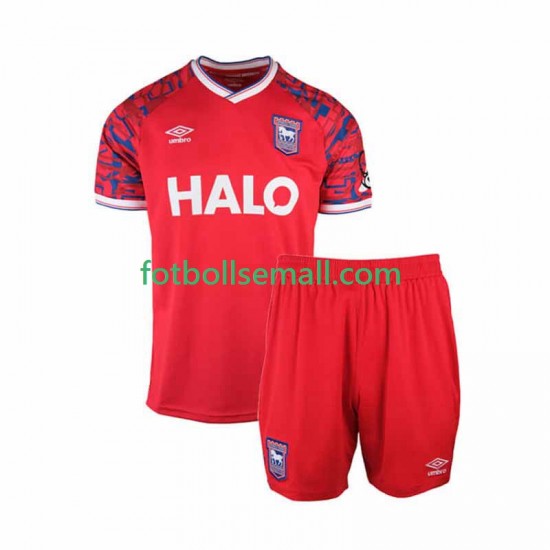 Matchtröjor Ipswich Town 2025-2026 Kortärmad till Barn (2:a ställ)