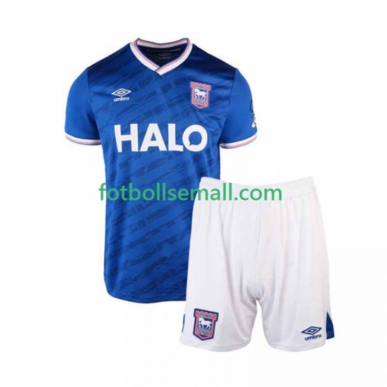 Matchtröjor Ipswich Town 2025-2026 Kortärmad till Barn (1:a ställ)
