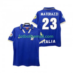Matchtröjor Italien MATERAZZI 23 Retro 1996 Kortärmad till Herr (1:a ställ)