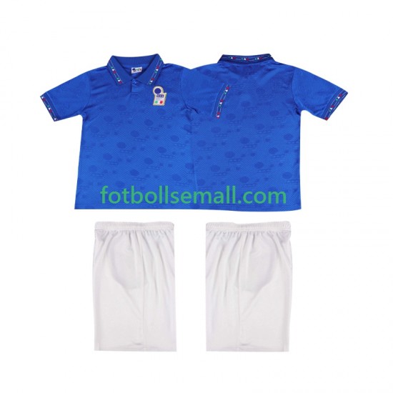 Matchtröjor Italien Retro 1994 Kortärmad till Barn (1:a ställ)