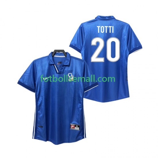 Matchtröjor Italien Totti 20 Retro 1998 Kortärmad till Herr (1:a ställ)