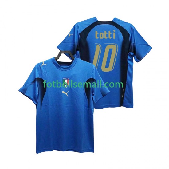 Matchtröjor Italien Totti 20 Retro 2006 Kortärmad till Herr (1:a ställ)