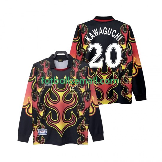 Matchtröjor Japan Målvaktströja KAWAGUGHI 20 Retro 1998 Långärmad till Herr (1:a ställ)