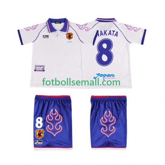 Matchtröjor Japan NAKATA 8 Retro 1998 Kortärmad till Barn (2:a ställ)