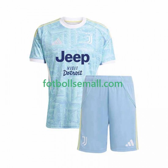 Matchtröjor Juventus 2025-2026 Kortärmad till Barn (2:a ställ)