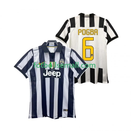 Matchtröjor Juventus Pogba 6 Retro 2014 2015 Kortärmad till Herr (1:a ställ)