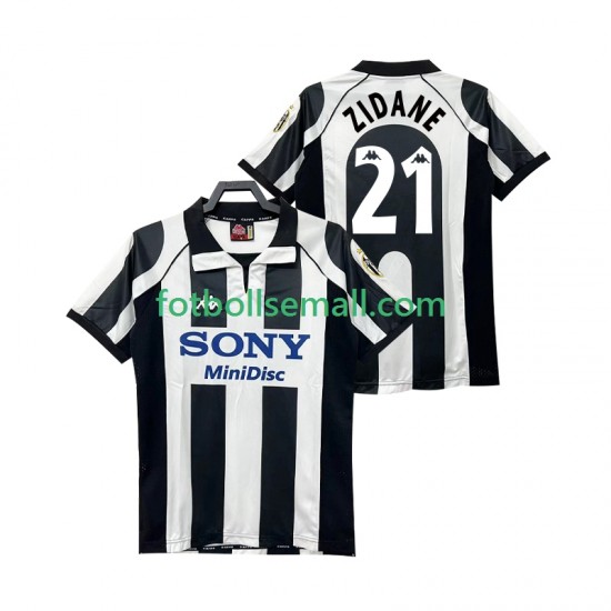 Matchtröjor Juventus ZIDANE 21 Retro 1997 1998 Kortärmad till Herr (1:a ställ)