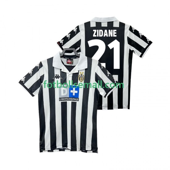 Matchtröjor Juventus ZIDANE 21 Retro 1999 2000 Kortärmad till Herr (1:a ställ)
